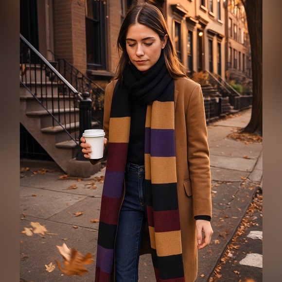 Sonia Rykiel lambswool colorblock scarf 16” x 102” - Picture 15 of 15